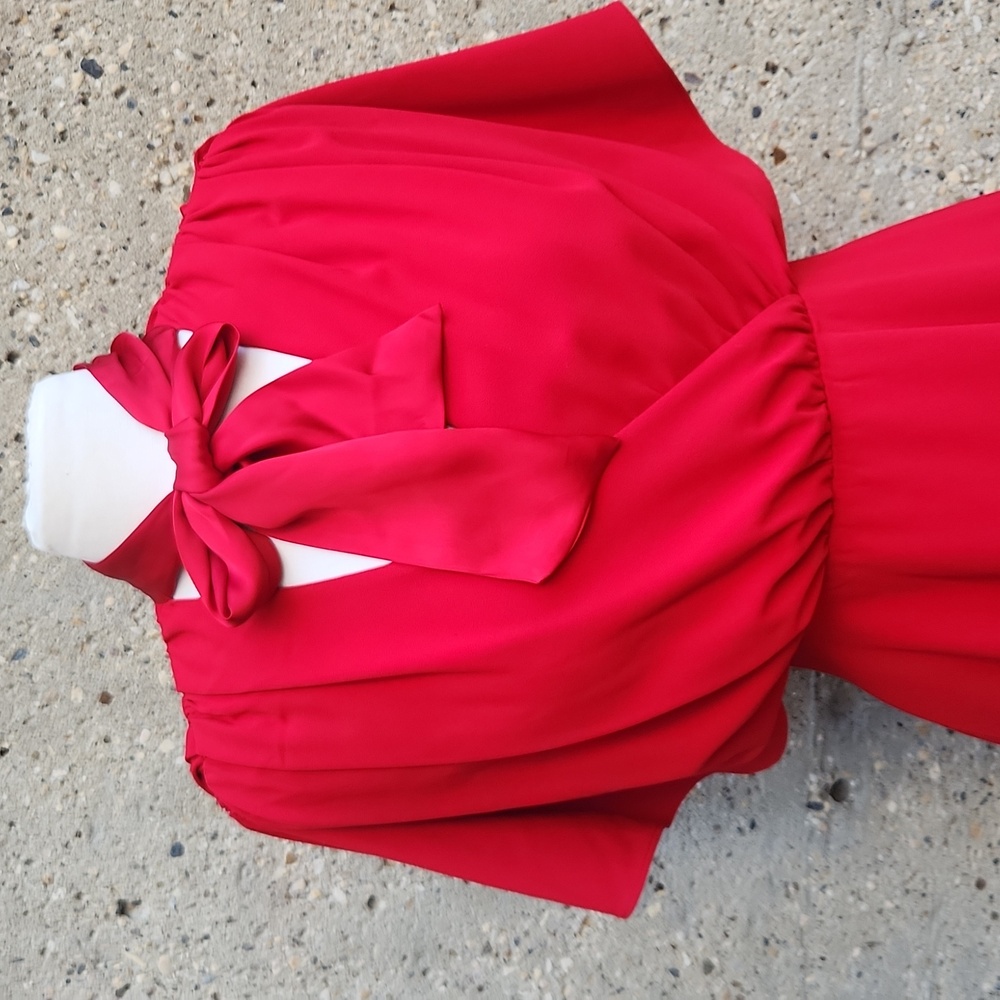 Alice + Olivia Red Mini Dress - Picture 3 of 12